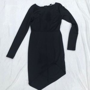 Black long sleeve dress